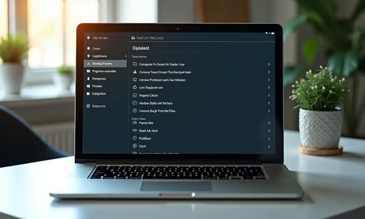Desativando programas de inicialização no notebook para mais velocidade.